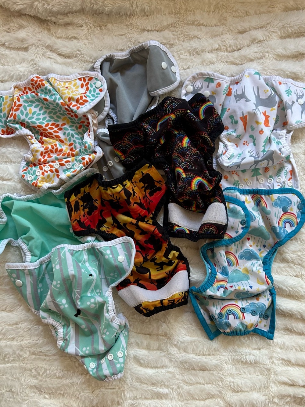 Thirsties Diaper Covers Size One - Set of 8